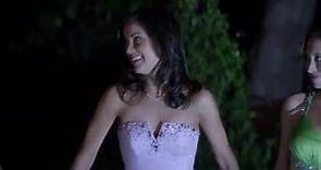 Jessica Stroup jumps in the pool in her prom dress - 90210 (S1E24, 2009)