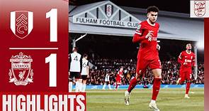 Luis Diaz Scores, Reds Heading To Wembley | Fulham 1-1 Liverpool | Carabao Cup Highlights