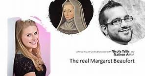 The real Margaret Beaufort with Nicola Tallis and Nathen Amin