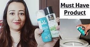 Must Have Essential For Personal Hygiene| Toilet Seat Sanitizers Review-Good Vibes Pee-Sure/U-spray