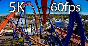 Superman Ultimate Flight front seat on-ride 5K POV @60fps Six Flags Over Georgia