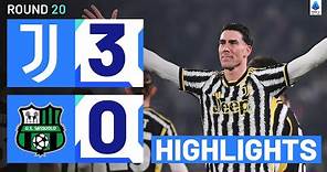 JUVENTUS-SASSUOLO 3-0 | HIGHLIGHTS | Vlahović incredible brace leads Juve to win | Serie A 2023/24