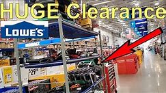 HUGE Clearance Shopping @ Lowes