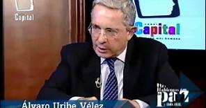 Ãlvaro Uribe VÃ©lez en entrevista
