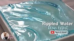 You Won’t Believe How I Made This Rippled Water Effect In Resin