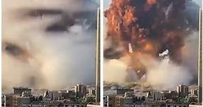 新／黎巴嫩爆炸！38秒驚恐片流出…火龍捲竄天碎裂物噴飛