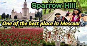 Best place in Moscow Sparrow Hills||Sparrow hills in Moscow||walk in Moscow|@hafsahhadiawithhashir