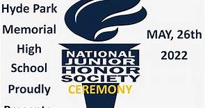 New Hyde Park Memorial High School National Junior Honor Society Induction Ceremony (May 26th 2022)