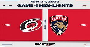 NHL Eastern Conference Final Game 4 Highlights | Hurricanes vs. Panthers - May 24, 2023
