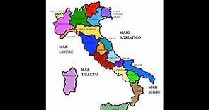 Le tre aree geografiche italiane
