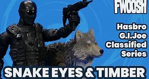 G. I. Joe Snake Eyes and Timber Alpha Commandos Hasbro Classified Series Action Figure Overview