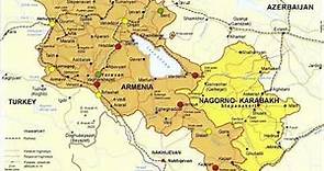 map of Armenia