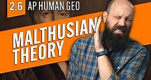 MALTHUSIAN Theory, Explained [AP Human Geography Review—Unit 2 Topic 6]