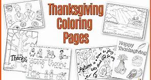 Thanksgiving Coloring Pages (Free Printable for Kids)
