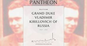 Grand Duke Vladimir Kirillovich of Russia Biography - Head of the House of Romanov