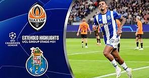 Shakhtar Donetsk vs. Porto: Extended Highlights | UCL Group Stage MD 1 | CBS Sports Golazo