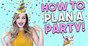 How to Plan a Party! Party Planning Checklist!