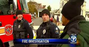 Man tells ABC 7 News crew, ‘I set it on fire’