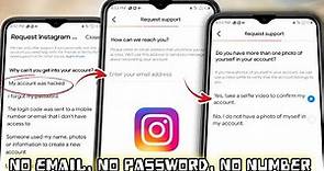 How to Recover Hacked Instagram Account without Email Phone Number & Password 2024