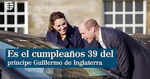 Es el cumpleaños numero 39 del príncipe Guillermo de Inglaterra
