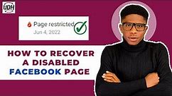 How To Recover a Disabled Facebook Page In 2023 [Easiest Working Tutorial]