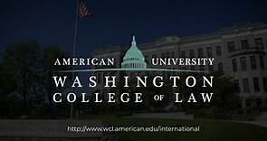 International Law at American University Washington College of Law 2021