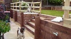 How to build a retaining wall from timber