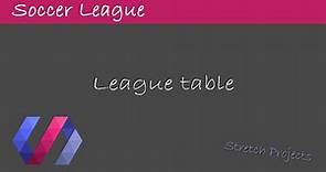 League table | PHP MVC Soccer League with Polymer
