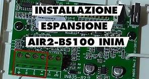 Installazione ricetrasmettitore wireless Air2-BS100 INIM