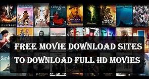 Websites to watch movies for free/best movie streaming websites