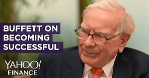 Warren Buffett shares advice on becoming successful