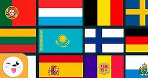 Flags of Europe - Geography for kids