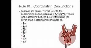 Commas with Coordinating Conjunctions