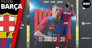 Presentación de Joao Cancelo como nuevo jugador del Barça