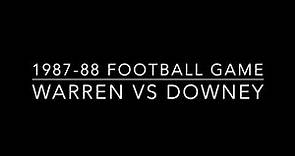 Warren HS vs Downey HS 1987-88 Football Game Camera #1 (TV Video Class)