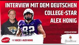 Interview mit dem deutschen College-Star Alex Honig | Footballerei Show