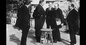 16th April 1922: The Treaty of Rapallo signed by Russia and Germany