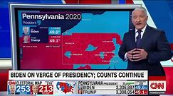 Joe Biden takes definitive lead in Pennsylvania