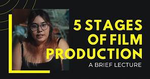 5 Stages of Film Production | Tagalog