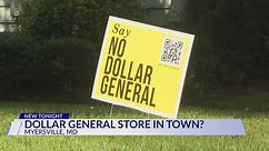 Myersville community members against plans for Dollar General store