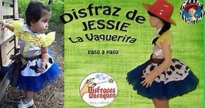 DIY. Disfraz de Jessie La Vaquerita de Toy Story 😍 Como hacer este traje paso a paso fácilmente.