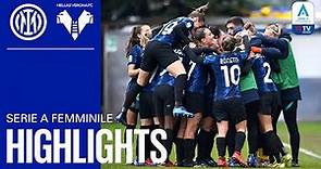 INTER WOMEN 5-0 HELLAS VERONA | HIGHLIGHTS | 21/22 Serie A Femminile 🖤💙👏