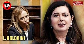 Pd, Boldrini: "Meloni premier? Non è una garanzia per le donne, non si è mai occupata dell'affermazione dei diritti femminili" - Il Fatto Quotidiano