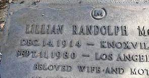 Actress Lillian Randolph Grave Forest Lawn Hollywood Hills Los Angeles California US March 30, 2021