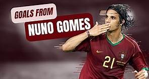 A few career goals from Nuno Gomes