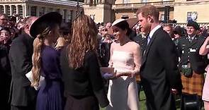 Príncipe Enrique y Meghan Markle en su primera actividad oficial como esposos