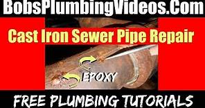 Cast Iron Sewer Pipe Repair Epoxy