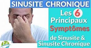 SINUSITE CHRONIQUE: Les 6 Principaux Symptômes de la Sinusite aigue et la Sinusite Chronique