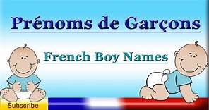 French Lesson 17 - French Boy Names