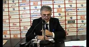 Coach Marco Calvani dopo Virtus Roma-Mps Siena